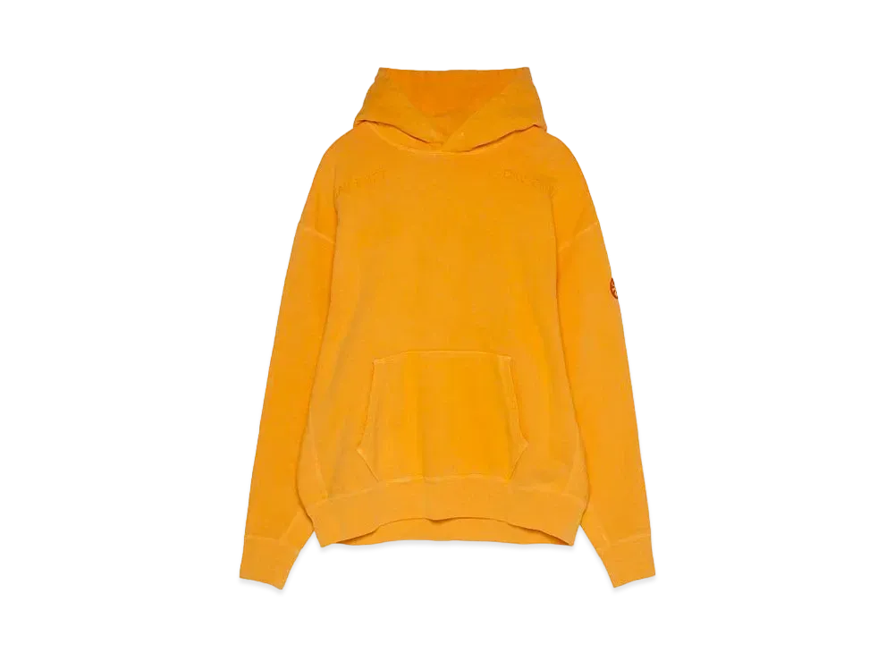 Cav Empt (C.E) OVERDYE WIRE MESH HEAVY HOODY "Orange"