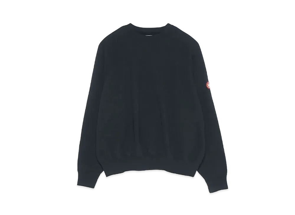 Cav Empt (C.E) IDEE FIXE BIG CREW NECK "Black"