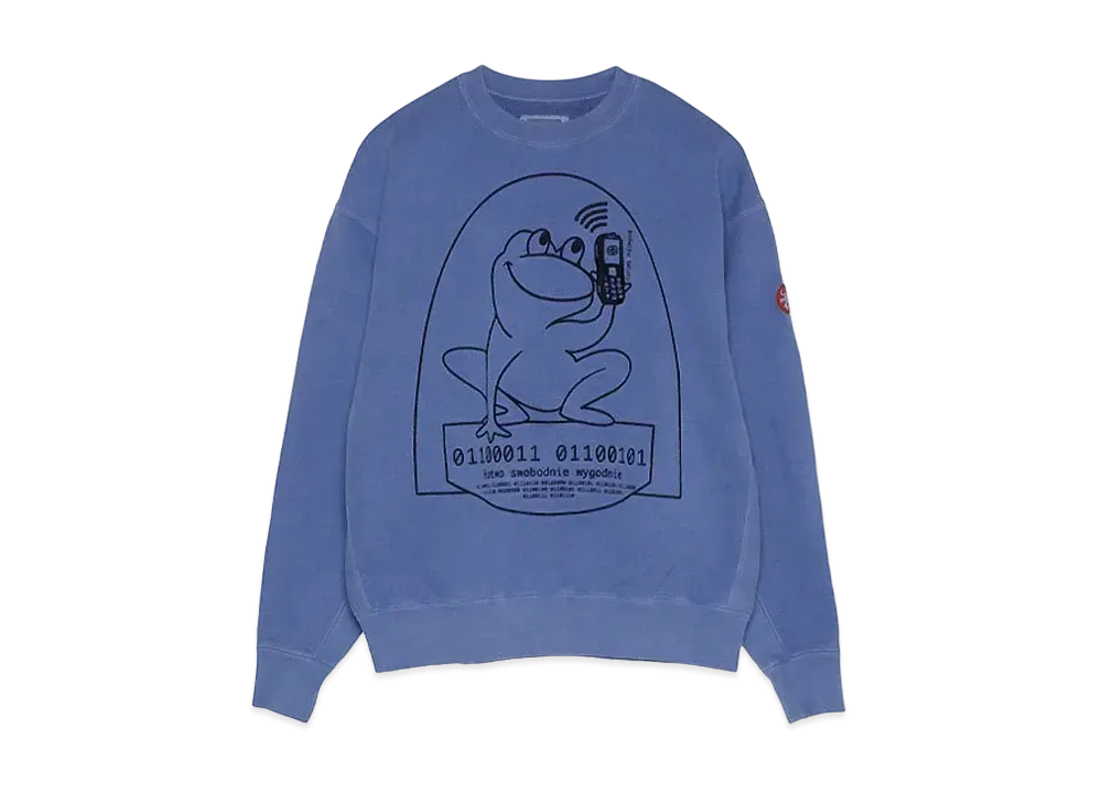 Cav Empt (C.E) OVERDYE EASILY COMFORTABLE CREW NECK "Blue"