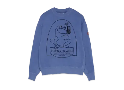 Cav Empt (C.E) OVERDYE EASILY COMFORTABLE CREW NECK "Blue"
