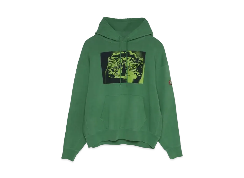 Cav Empt (C.E) TUT CARD HEAVY HOODY "Green"