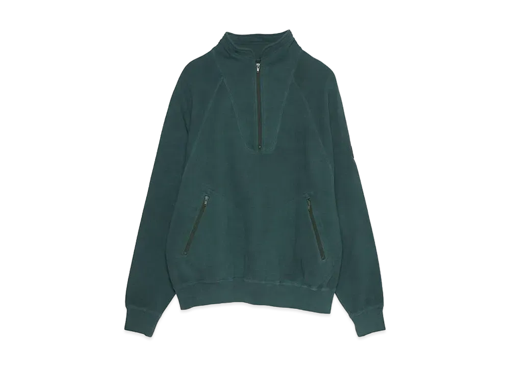 Cav Empt (C.E) HALF ZIP SWEAT "Green"