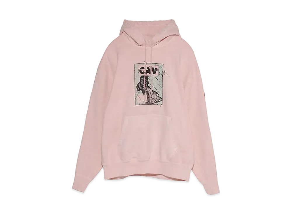 Cav Empt (C.E) EMPT PANEL HEAVY HOODY "Pink"