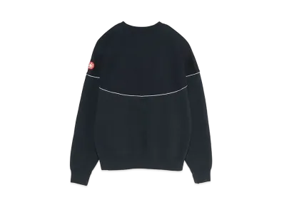 Cav Empt (C.E) WHITE LINE CREW NECK "Black"