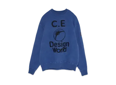 Cav Empt (C.E) DESIGN WORLD CREW NECK "Blue"