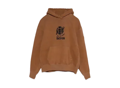 Cav Empt (C.E) GLOBE HEAVY HOODY "Brown"