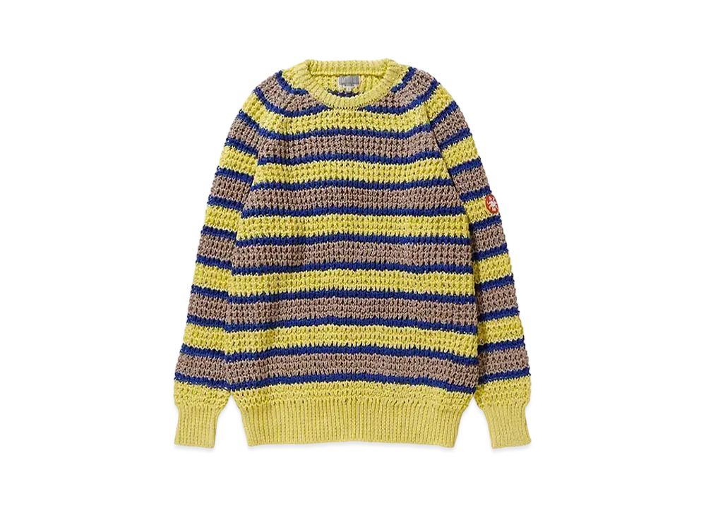 C.E cavempt STRIPE LOOSE WAFFLE KNIT﻿ Cav Empt (C.E) STRIPE LOOSE WAFFLE KNIT #2 