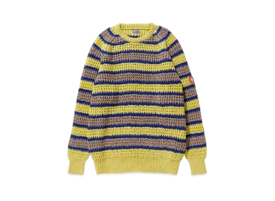 Cav Empt (C.E) STRIPE LOOSE WAFFLE KNIT #2 "Strlpe"