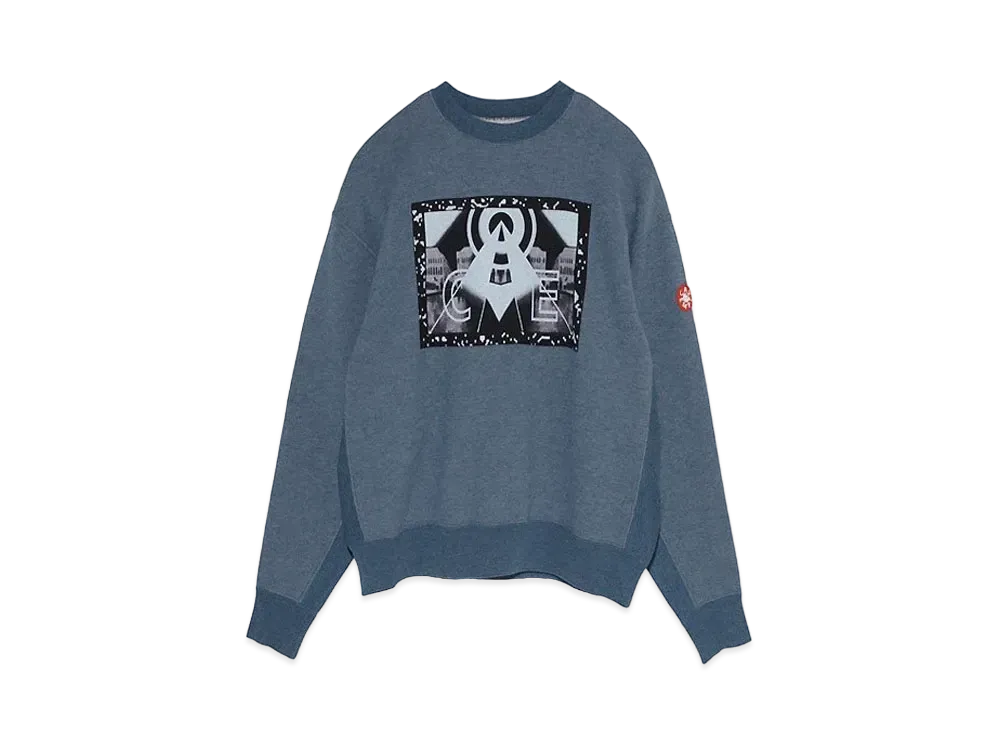 Cav Empt (C.E) CIRCLE OF LIGHT CREW NECK "Blue"