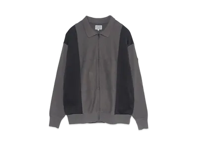 Cav Empt (C.E) OVERDYE PANELED CARDIGAN "Grey"