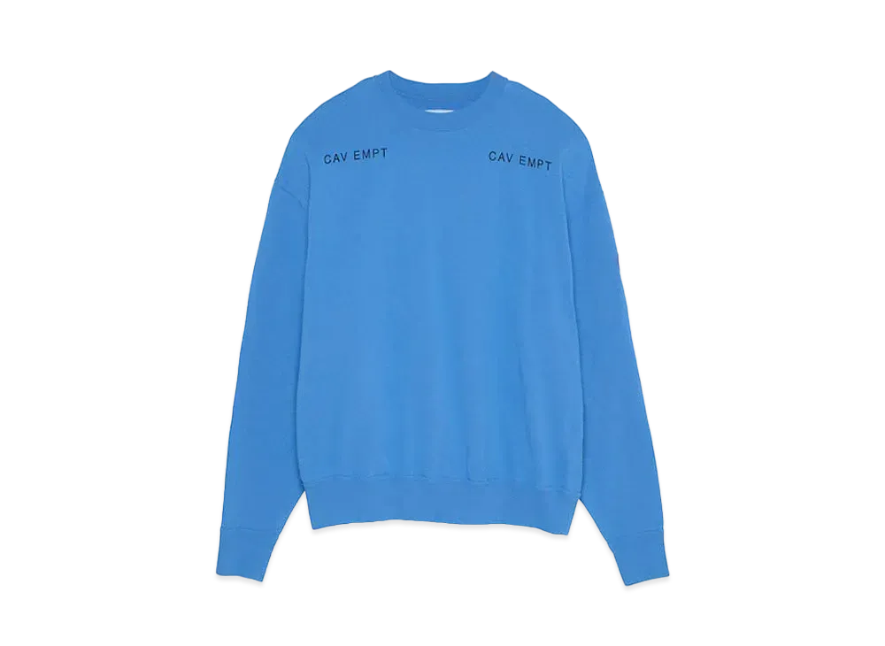 Cav Empt (C.E) MD SPHERE LIGHT CREW NECK "Blue"