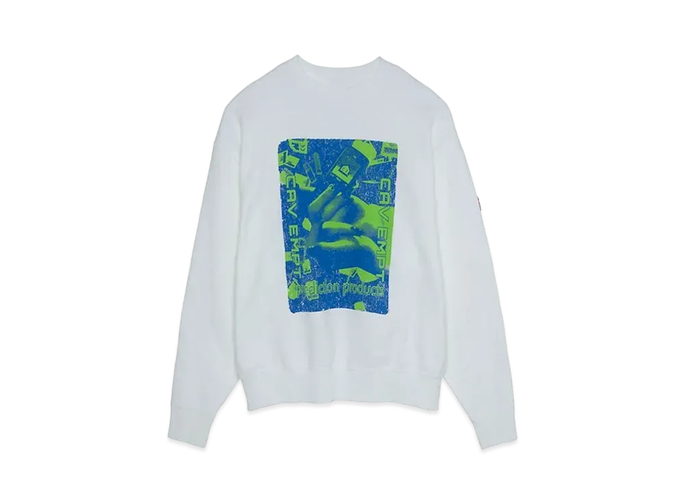 Cav Empt (C.E) PREDICTION CREW NECK "White"