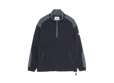 Cav Empt (C.E) FLEECE HALF ZIP PULLOVER "Black"