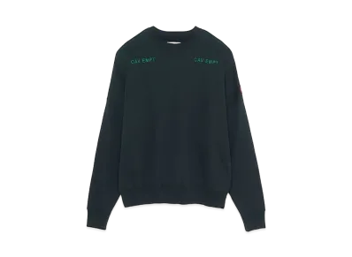 Cav Empt (C.E) WORLD'S PROCESSES CREW NECK "Black"