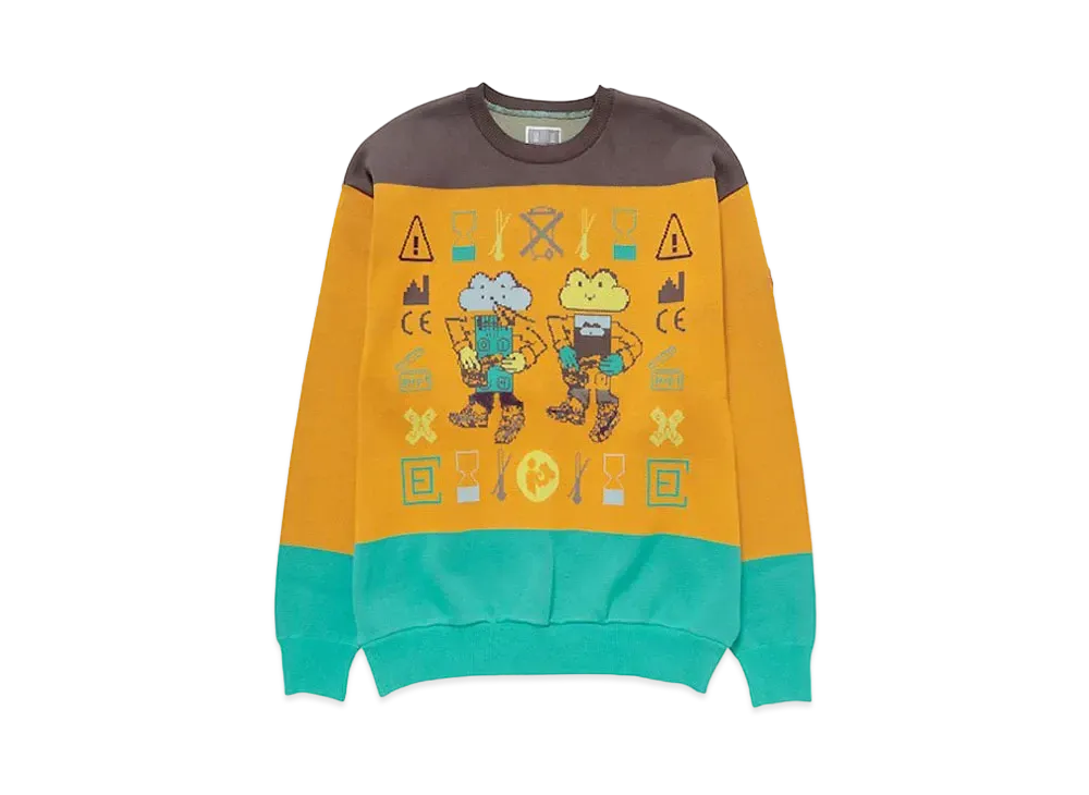 Cav Empt (C.E) N M BOY KNIT "Orange"