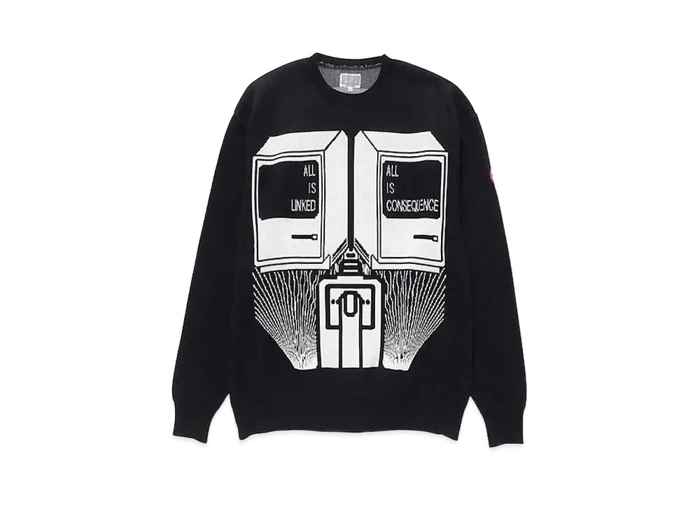 Cav Empt (C.E) MD LINKED KNIT "Black"