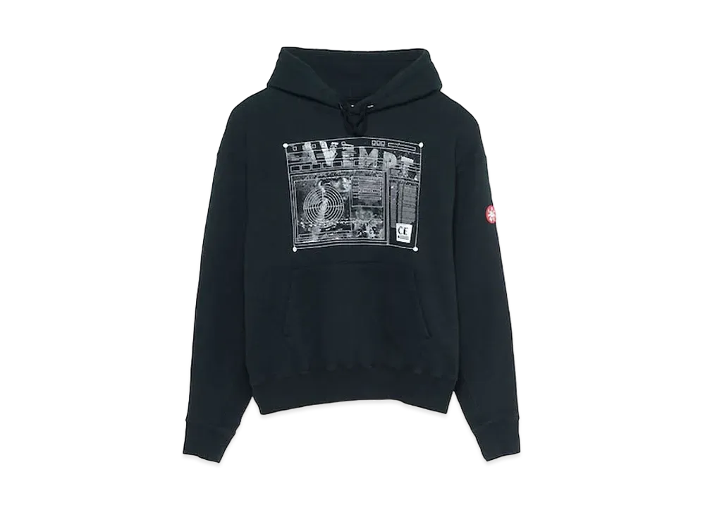 Cav Empt (C.E) CE FRAME HEAVY HOODY "Black"