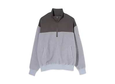Cav Empt (C.E) FLEECE HALF ZIP "Grey"