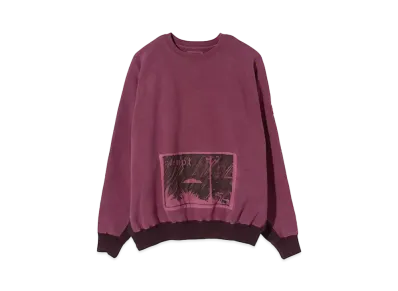 Cav Empt (C.E) RAIN OVERDYE LOOSE FIT CREW NECK "Red"