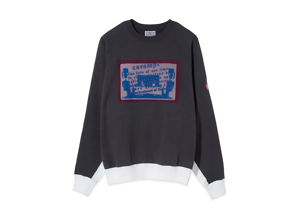 Cav Empt (C.E) DISENCHANTMENT LOOSE FIT CREW NECK "Grey"