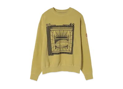 Cav Empt (C.E) MD TEMPORAL CREW NECK "Yellow"