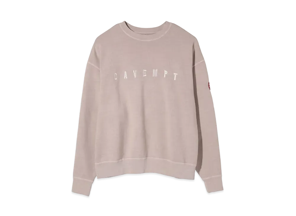 Cav Empt (C.E) CAVEMPT OVERDYE CREW NECK "Beige"