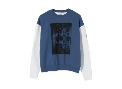 Cav Empt (C.E) SYMMETRY CREW NECK "Navy"