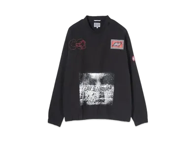 Cav Empt (C.E) ZIP SHOULDER PULLOVER "Black"