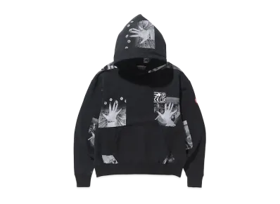 Cav Empt (C.E) BLOCK PRINT HEAVY HOODY "Black"