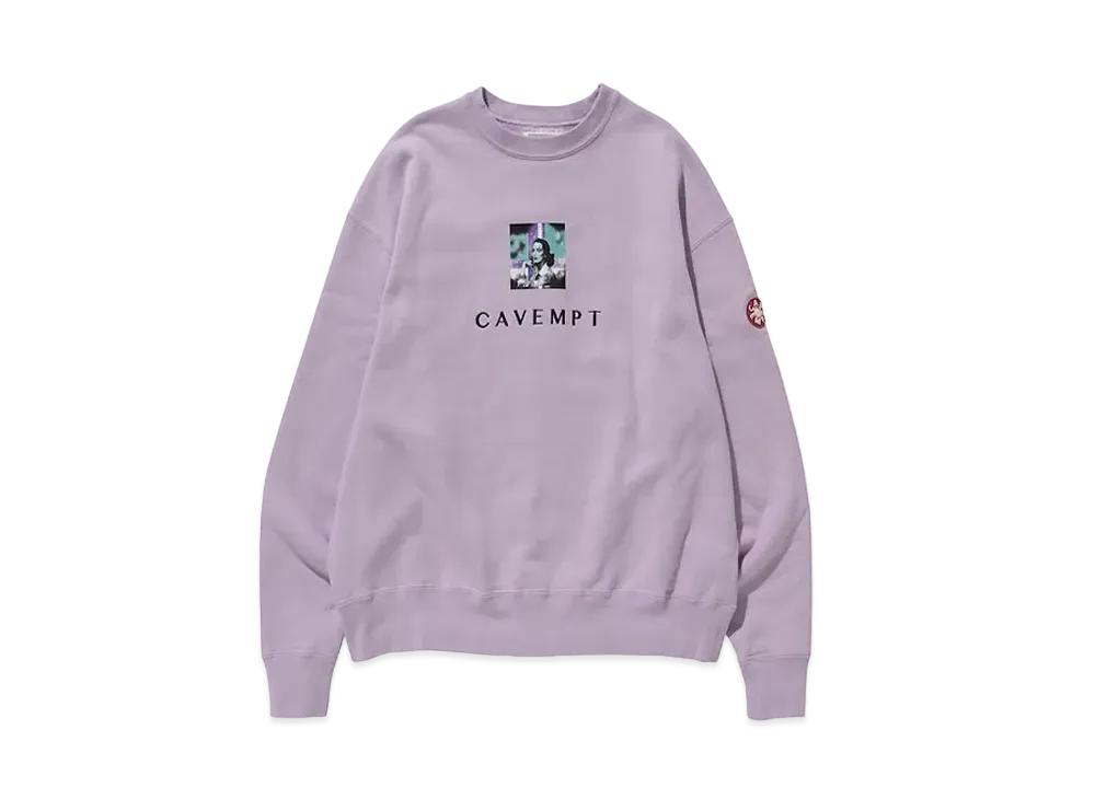 Cav Empt (C.E) CAVEMPT EMBROIDERY CREW NECK "Pink"