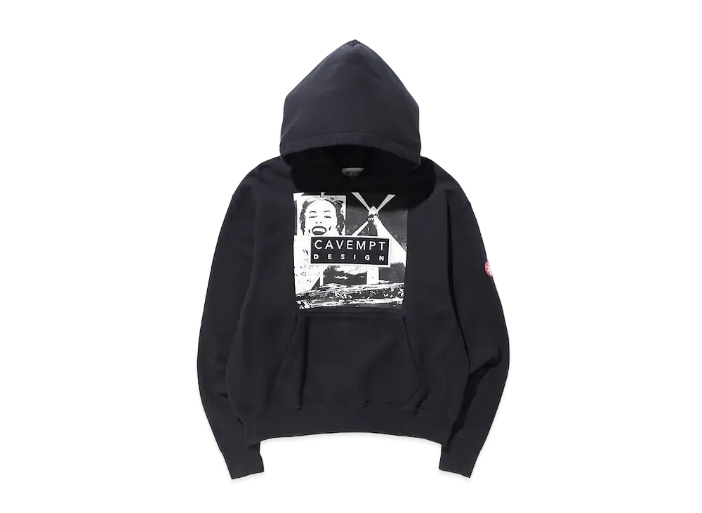 A (未使用に近い)】美品 C.E cav empt OVERDYE SIDE MESH HEAVY HOODY