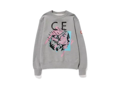 Cav Empt (C.E) PRE-COG CODE CREW NECK "Grey"