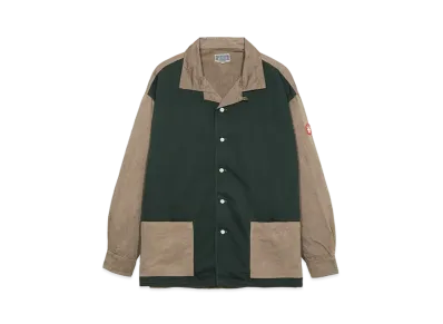 Cav Empt (C.E) OVERDYE OPEN COLLAR SHIRT "Brown"