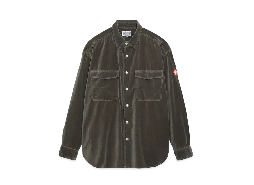 Cav Empt (C.E) VELVET SHIRT "Brown"