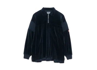 Cav Empt (C.E) VELVET PULLOVER SHIRT "Black"