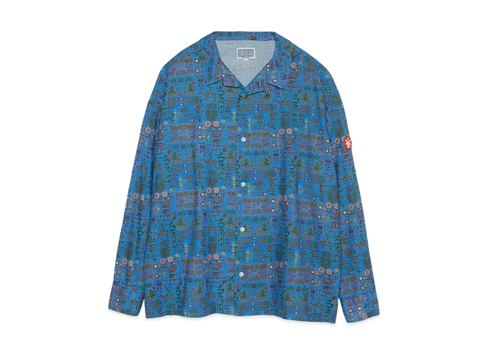 Cav Empt (C.E) MODULE BIG SHIRT "Blue"