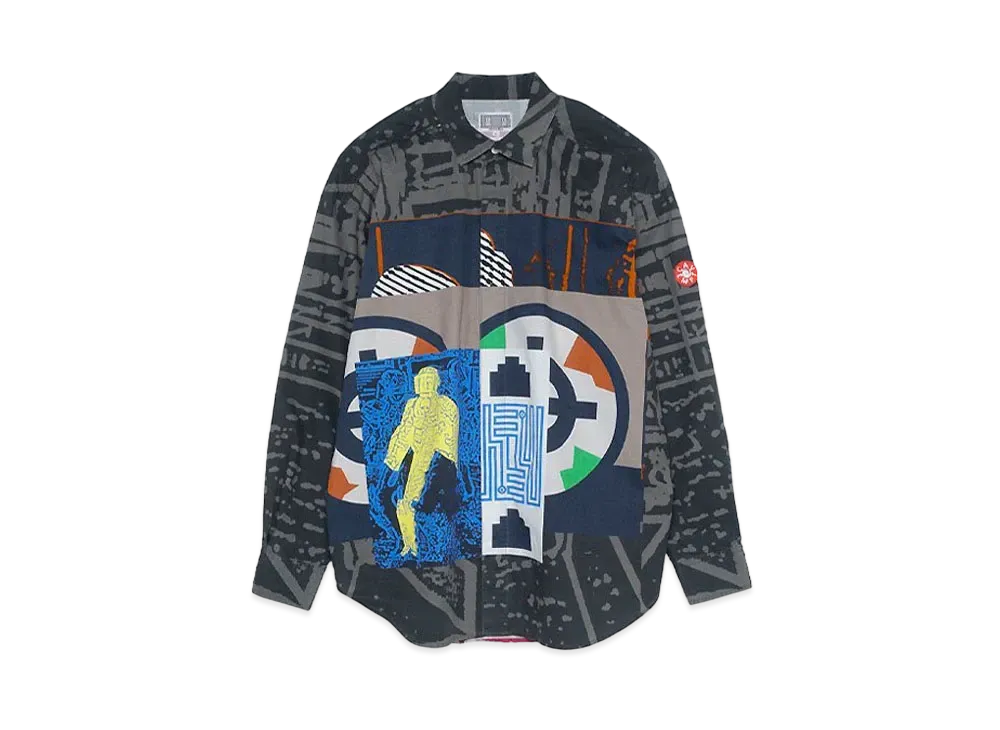 Cav Empt (C.E) POPUP LAYER BIG SHIRT "Grey"