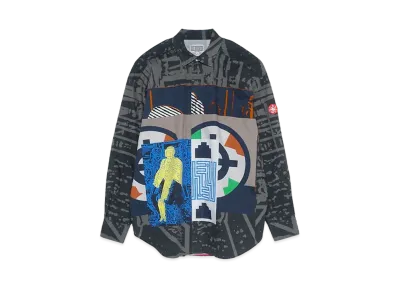 Cav Empt (C.E) POPUP LAYER BIG SHIRT "Grey"