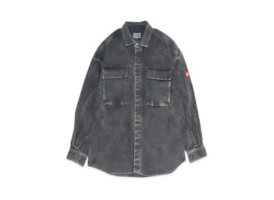 Cav Empt (C.E) BLEACHED BIG SHIRT "Grey"