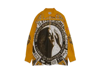 Cav Empt (C.E) HALF ZIP BIG SHIRT "Yellow"