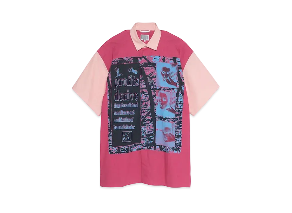Cav Empt (C.E) COMMODIFICATION SHORT SLEEVE SHIRT "Pink"