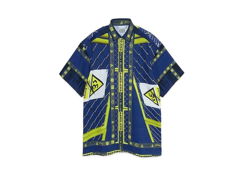 Cav Empt (C.E) CHAINLINK SHORT SLEEVE SHIRT "Navy"