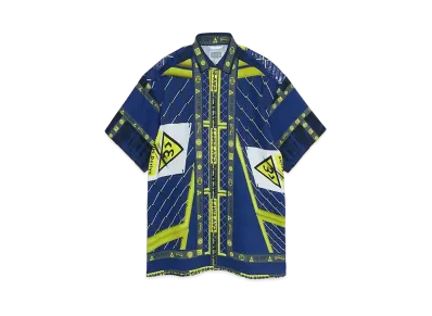Cav Empt (C.E) CHAINLINK SHORT SLEEVE SHIRT "Navy"