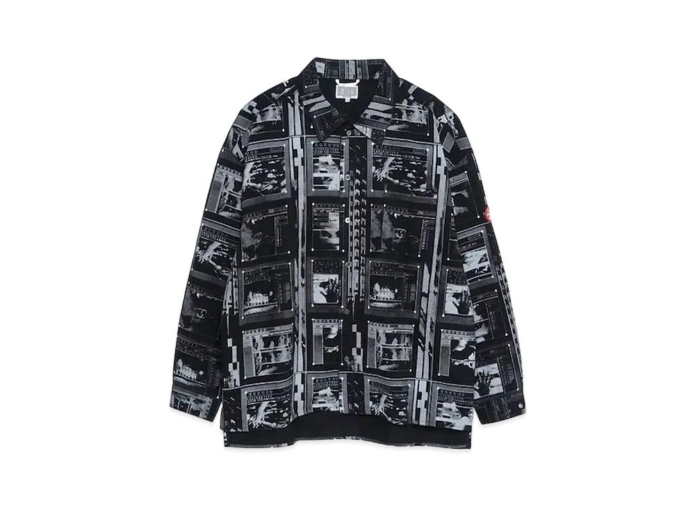 Cav Empt (C.E) FRAME PRINTED SHIRT JACKET "Black"