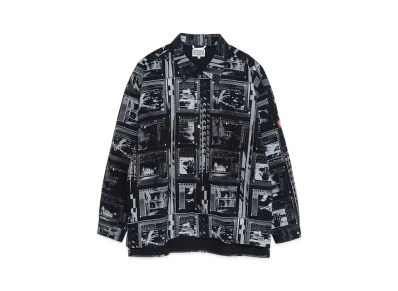 Cav Empt (C.E) FRAME PRINTED SHIRT JACKET "Black"