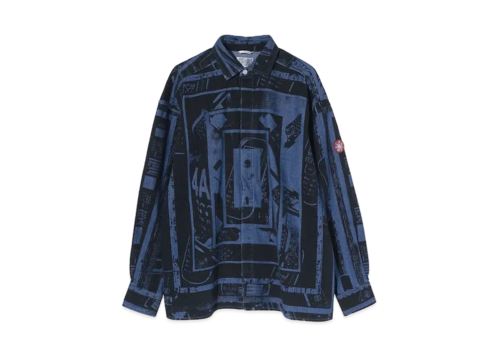 Cav Empt (C.E) FRAME DENIM BIG SHIRT "Navy"