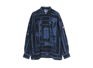 Cav Empt (C.E) FRAME DENIM BIG SHIRT "Navy"