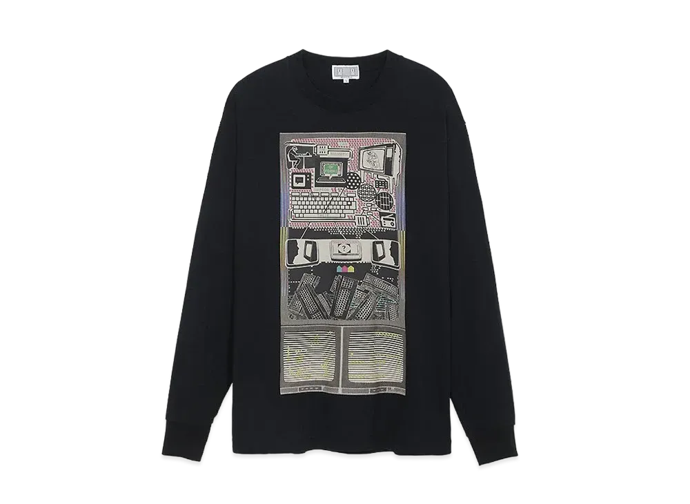 Cav Empt (C.E) MD TRANSMITTER LONG SLEEVE T "Black"