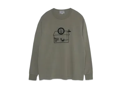 Cav Empt (C.E) OVERDYE SYSTEM LONG SLEEVE T "Beige"