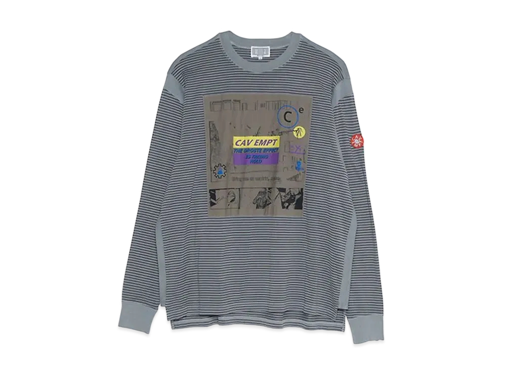 Cav Empt (C.E) TAKING HOLD LONG SLEEVE T "Grey"